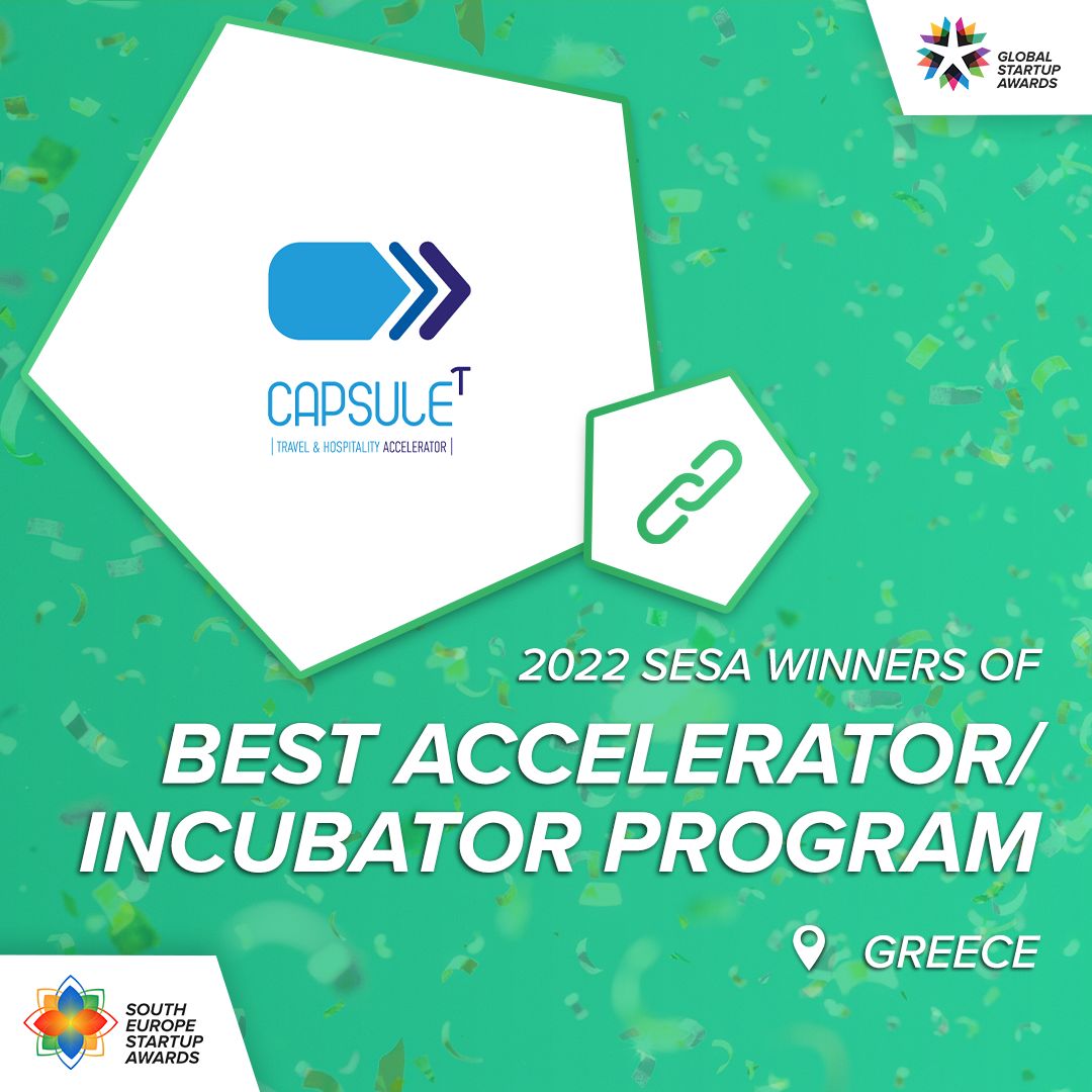 O CapsuleT νικητής στα South Europe Startup Awards 2022